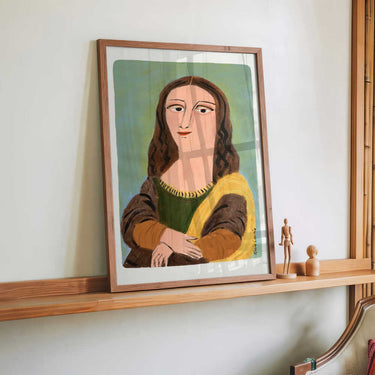 Modern Mona Lisa by Karin Lauria - Kuriosis Fine Art GmbH