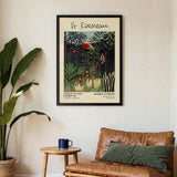 Affen und Papagei Rousseau Ausstellung - Kuriosis Fine Art GmbH