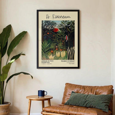 Affen und Papagei Rousseau Ausstellung - Kuriosis Fine Art GmbH