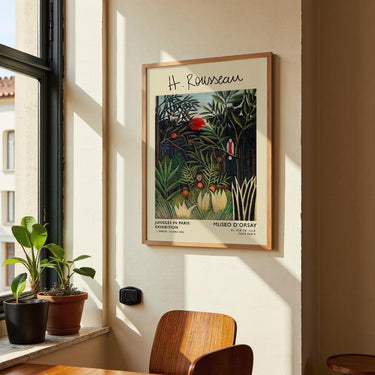 Affen und Papagei Rousseau Ausstellung - Kuriosis Fine Art GmbH