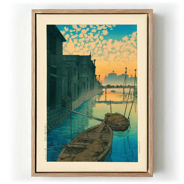 Morning at Onegishi by Hasui - Kuriosis Fine Art GmbH