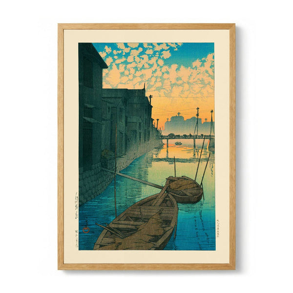 Morning at Onegishi by Hasui - Kuriosis Fine Art GmbH