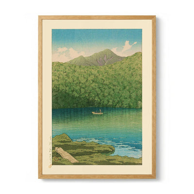 Morning at Tsutanuma Pond Art Print Hasui