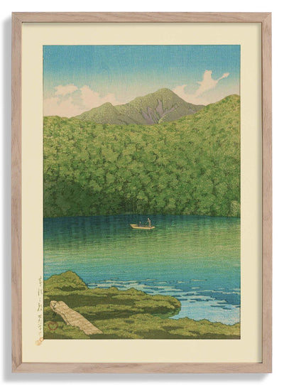 Morning at Tsutanuma Pond Art Print Hasui