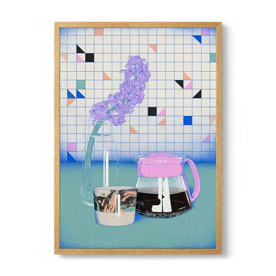 Morning Coffee Ritual di Ada Jarzebowska – Poster Minimalista