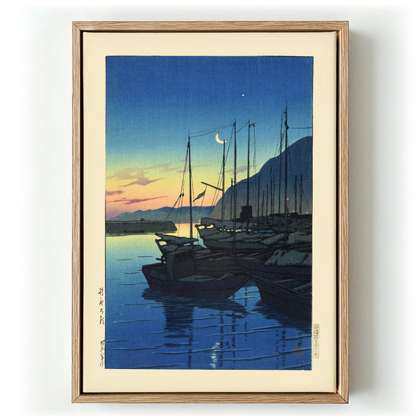 Morning in the Beppu by Hasui - Kuriosis Fine Art GmbH