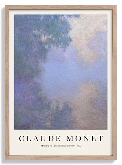 Morning on the Seine near Giverny by Claude Monet