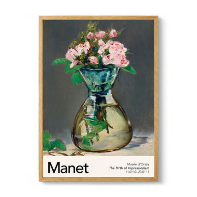 Moss Roses in a Vase von Manet Exhibition