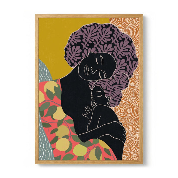 Mother Child Embrace by CATS AND DOTZ