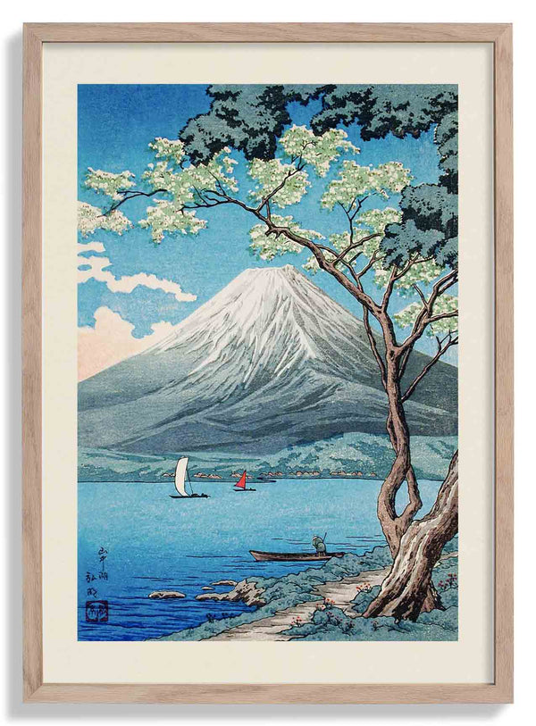 Mount Fuji from Lake Yamanaka by Takahashi Shōtei