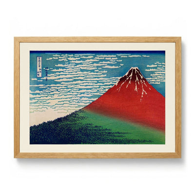 Mount Fuji Red von Katsushika Hokusai