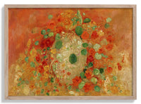 Nasturtiums Painting by Odilon Redon - Kuriosis Fine Art GmbH