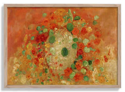 Nasturtiums Painting by Odilon Redon