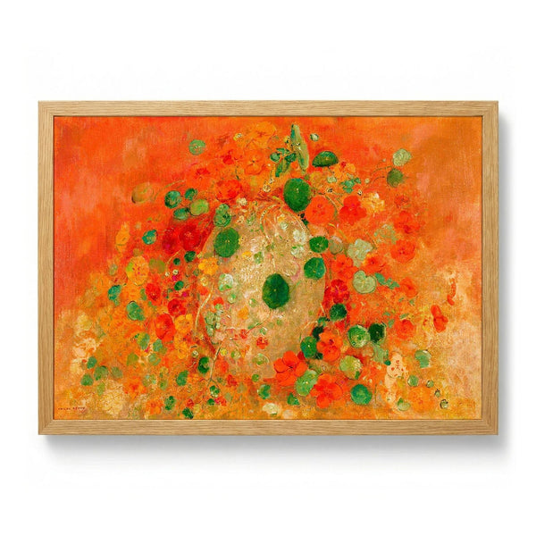 Nasturtiums Painting by Odilon Redon - Kuriosis Fine Art GmbH
