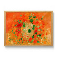 Nasturtiums Painting by Odilon Redon - Kuriosis Fine Art GmbH