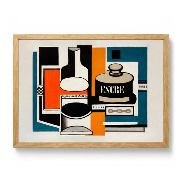 Nature morte à l’encrier by Fernand Léger