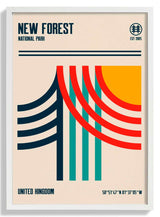 New Forest National Park Travel Poster by Retrodrome - Kuriosis Fine Art GmbH