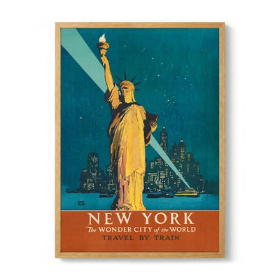 New York, the wonder city of the world Travel by train (1927)