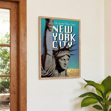 New York mit Freiheitsstatue - Kuriosis Fine Art GmbH