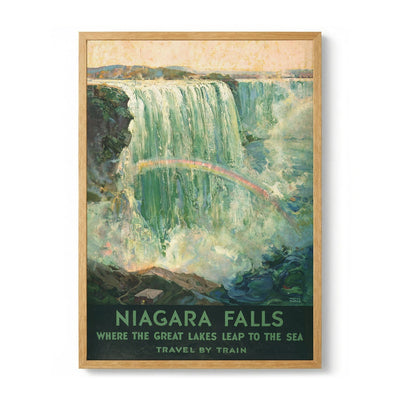 Niagara Falls, where the Great Lakes leap to the sea Travel by train (1925)