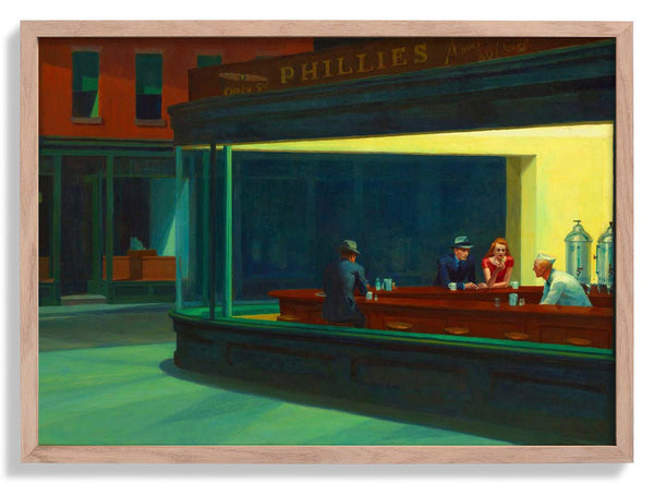 Les oiseaux de nuit par Edward Hopper