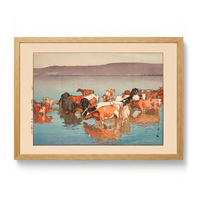 Numazaki bokujo no hiru  Midday rest  Numazaki von Hiroshi Yoshida