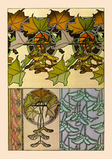 Oak Leaves by Alphonse Mucha - Kuriosis Fine Art GmbH