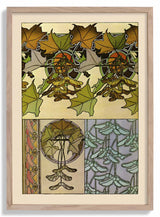 Oak Leaves by Alphonse Mucha - Kuriosis Fine Art GmbH
