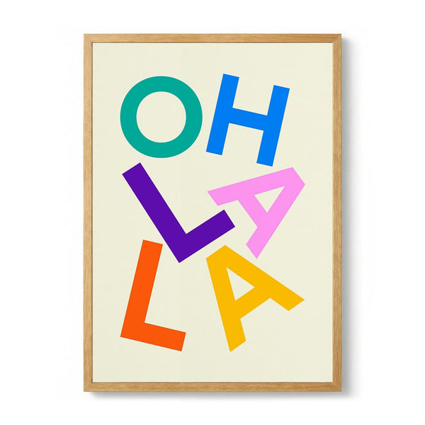 Oh La La Art Print