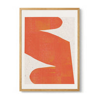 Orange Silhouette by THE MIUUS STUDIO - Kuriosis Fine Art GmbH