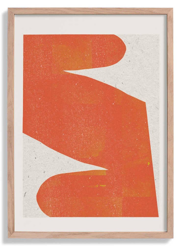 Orange Silhouette by THE MIUUS STUDIO - Kuriosis Fine Art GmbH