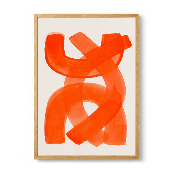 Orange Strokes by Ejaaz Haniff