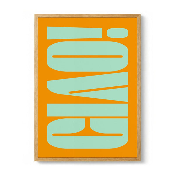 Orange Teal Love by Andreas Magnusson