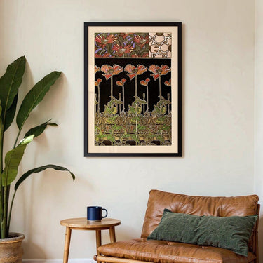 Orientalische Blumen von Alphonse Mucha – Kuriosis Fine Art GmbH