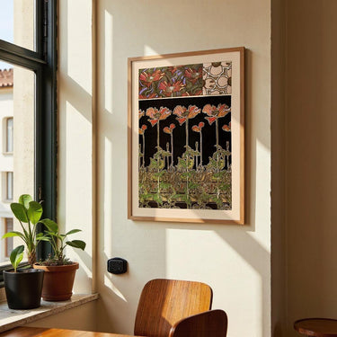 Orientalische Blumen von Alphonse Mucha – Kuriosis Fine Art GmbH
