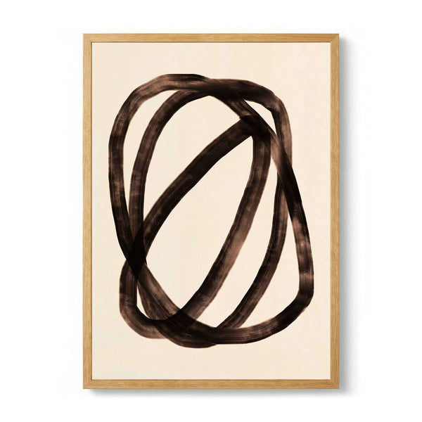 overlapping black loops by Little Dean