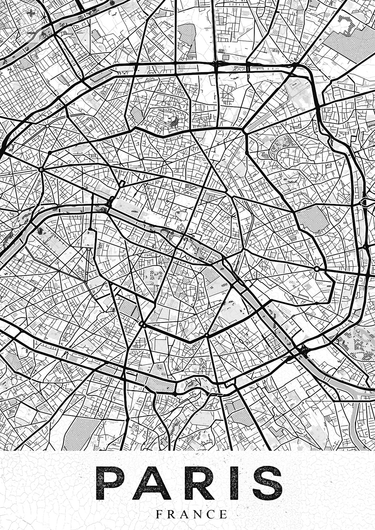 Paris White by StudioSix - Kuriosis Fine Art GmbH