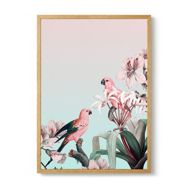 Pastel Parrots Paradise by Andrea Haase