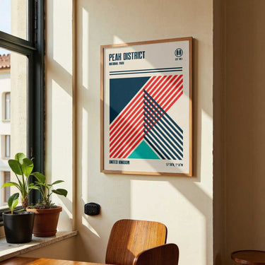 Peak District Nationalpark Reise Poster von Retrodrome – Kuriosis Fine Art GmbH