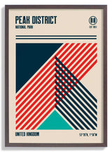 Peak District National Park Travel Poster by Retrodrome - Kuriosis Fine Art GmbH