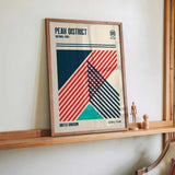 Peak District National Park Travel Poster by Retrodrome - Kuriosis Fine Art GmbH