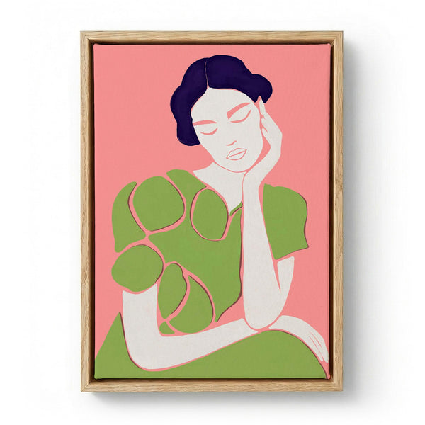 Pensive Woman Portrait by CATS AND DOTZ