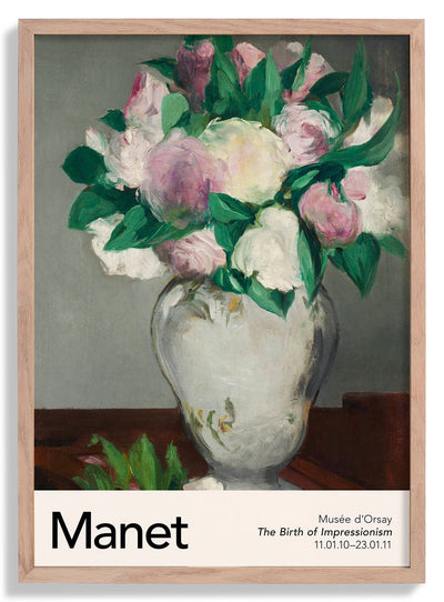 Peonies by Manet Exhibition