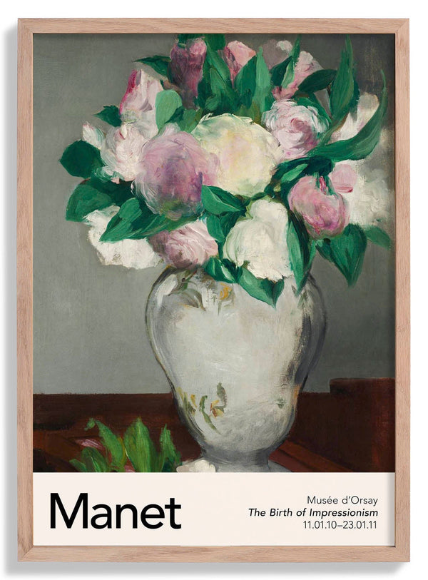 Peonies by Manet Exhibition
