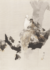 Pigeons in a Tree by WANTANABE SEITEI - Kuriosis Fine Art GmbH
