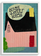 Pink House Home Sweet Home by Karin Lauria - Kuriosis Fine Art GmbH
