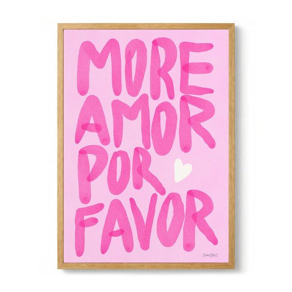 Pink More Amor Please by Baroo Bloom