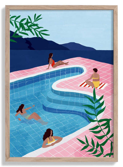 Pool Ladies door Maja Tomljanovic