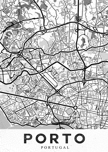 Porto City White by StudioSix - Kuriosis Fine Art GmbH