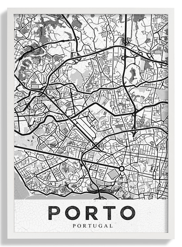 Porto City White by StudioSix - Kuriosis Fine Art GmbH